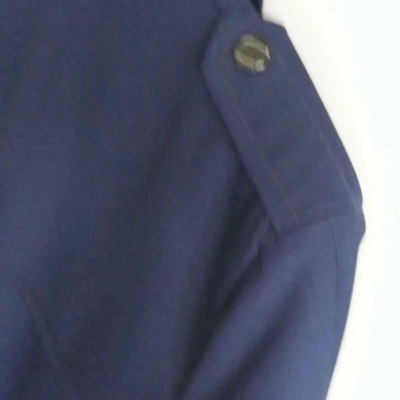 Vintage Coronet Montreal Blue Trench Coat Size L - Picture 8 of 9